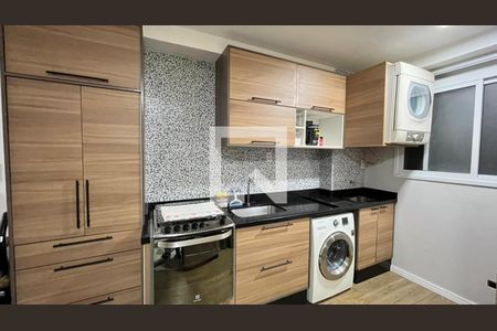 Cozinha de apartamento à venda com 1 quarto, 43m² em Brás, São Paulo