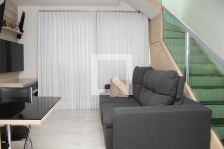 Sala de apartamento à venda com 2 quartos, 120m² em Paraíso, Belo Horizonte