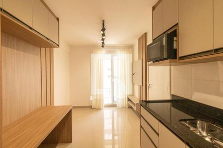 Sala/Cozinha de apartamento para alugar com 1 quarto, 33m² em Guaíra, Curitiba