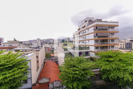 Varanda da Sala vista de apartamento à venda com 1 quarto, 58m² em Méier, Rio de Janeiro