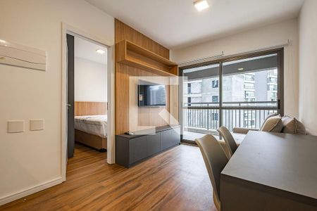 Sala/Cozinha de apartamento para alugar com 1 quarto, 33m² em Vila Madalena, São Paulo
