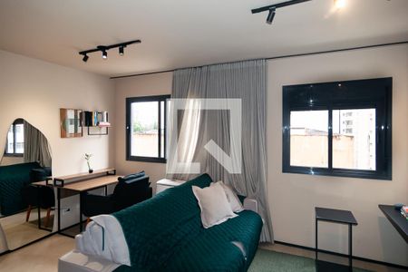 Sala/Cozinha de apartamento para alugar com 1 quarto, 49m² em Bela Vista, São Paulo