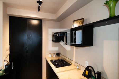 Sala/Cozinha de apartamento para alugar com 1 quarto, 49m² em Bela Vista, São Paulo