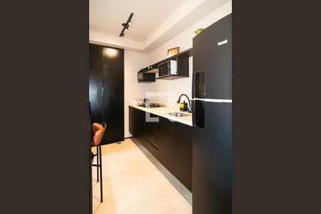 Sala/Cozinha de apartamento para alugar com 1 quarto, 49m² em Bela Vista, São Paulo