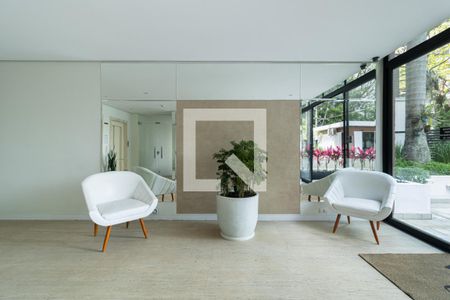 Hall Social de kitnet/studio para alugar com 1 quarto, 35m² em Vila Nova Conceição, São Paulo