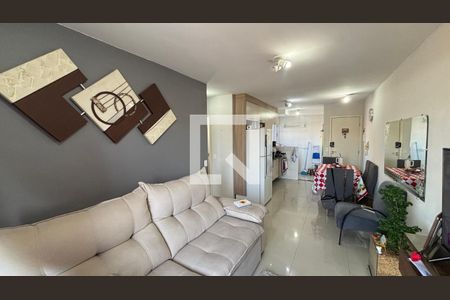 Sala de apartamento para alugar com 2 quartos, 57m² em Vila Homero Thon, Santo André