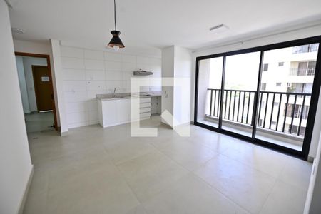 Sala/Cozinha de apartamento à venda com 1 quarto, 48m² em Parque Amazônia, Goiânia