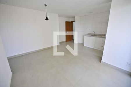 Sala/Cozinha de apartamento à venda com 1 quarto, 48m² em Parque Amazônia, Goiânia