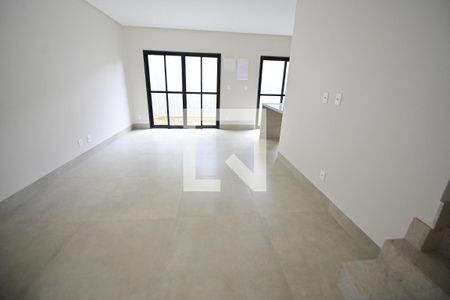 Sala  de casa de condomínio para alugar com 3 quartos, 153m² em Vila Rosa, Goiânia