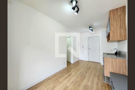 Sala/Cozinha de apartamento para alugar com 1 quarto, 32m² em Indianópolis, São Paulo