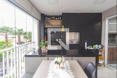 varanda de apartamento à venda com 3 quartos, 124m² em Campestre, Santo André