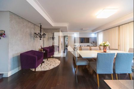 Sala de apartamento à venda com 3 quartos, 124m² em Campestre, Santo André