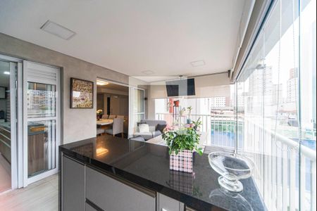 varanda de apartamento à venda com 3 quartos, 124m² em Campestre, Santo André