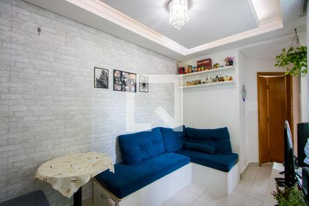 Sala de apartamento à venda com 2 quartos, 88m² em Vila Apiai, Santo André