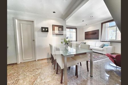 Sala de apartamento à venda com 1 quarto, 110m² em Sion, Belo Horizonte