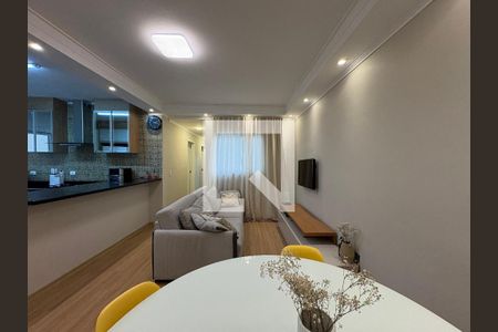 Sala de apartamento à venda com 3 quartos, 120m² em Vila Vilma, Santo André