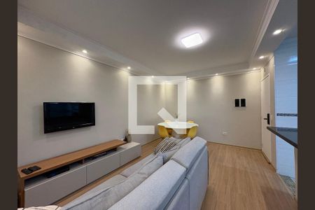 Sala de apartamento à venda com 3 quartos, 120m² em Vila Vilma, Santo André