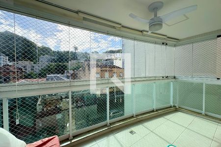 Varanda de apartamento à venda com 3 quartos, 122m² em Botafogo, Rio de Janeiro