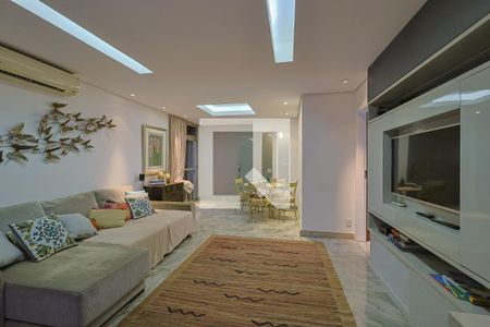 Cobertura - Sala  de apartamento à venda com 4 quartos, 280m² em Lourdes, Belo Horizonte