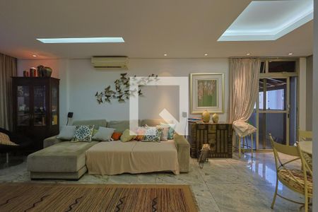 Cobertura - Sala  de apartamento à venda com 4 quartos, 280m² em Lourdes, Belo Horizonte