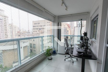 Varanda da Sala de apartamento à venda com 2 quartos, 70m² em Liberdade, São Paulo