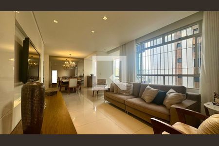 Sala  de apartamento à venda com 4 quartos, 150m² em Cruzeiro, Belo Horizonte