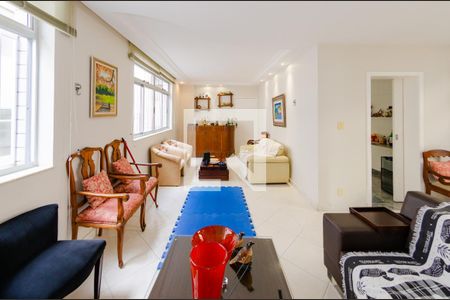 Sala de apartamento à venda com 3 quartos, 123m² em Luxemburgo, Belo Horizonte
