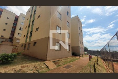Fachada do bloco de apartamento à venda com 2 quartos, 52m² em Residencial Takanos 1, Campinas