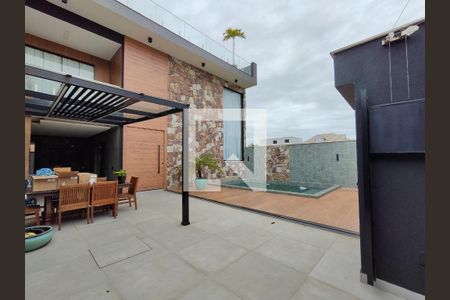 Varanda Sala de casa de condomínio para alugar com 4 quartos, 560m² em Recreio dos Bandeirantes, Rio de Janeiro