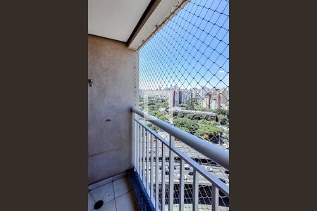 Varanda da Sala/Cozinha de apartamento à venda com 1 quarto, 42m² em Liberdade, São Paulo
