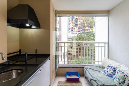 Varanda Gourmet de apartamento para alugar com 2 quartos, 60m² em Vila Andrade, São Paulo