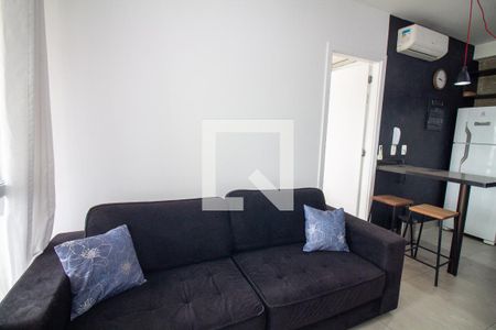 Sala de apartamento à venda com 1 quarto, 43m² em Brooklin, São Paulo