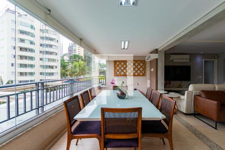 Varanda da Sala de apartamento à venda com 3 quartos, 178m² em Vila Suzana, São Paulo