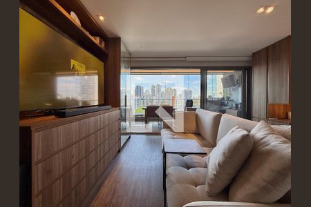 Sala de kitnet/studio à venda com 1 quarto, 43m² em Cidade Monções, São Paulo