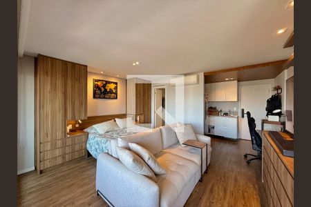 Sala de kitnet/studio à venda com 1 quarto, 43m² em Cidade Monções, São Paulo