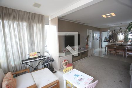 Sala de apartamento à venda com 4 quartos, 128m² em Alto Caiçaras, Belo Horizonte