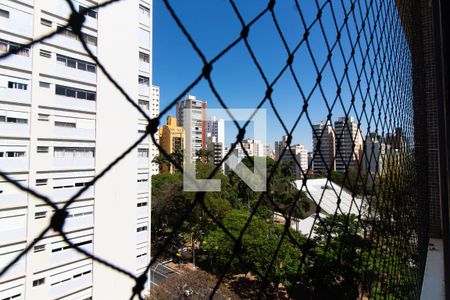 Sala Vista de apartamento à venda com 3 quartos, 98m² em Cambuí, Campinas