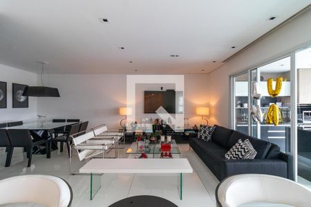 Sala de apartamento à venda com 3 quartos, 206m² em Vila Romana, São Paulo