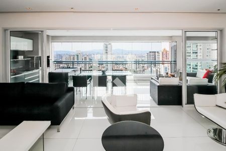 Sala de apartamento para alugar com 3 quartos, 206m² em Vila Romana, São Paulo