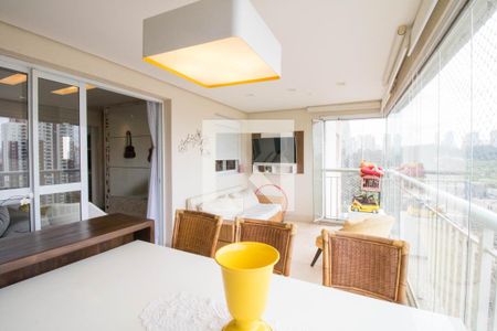 Varanda da Sala de apartamento à venda com 3 quartos, 117m² em Várzea de Baixo, São Paulo