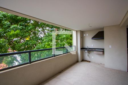 Varanda gourmet de apartamento à venda com 3 quartos, 104m² em Vila Assunção, Santo André