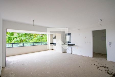 Sala/Cozinha de apartamento à venda com 3 quartos, 104m² em Vila Assunção, Santo André