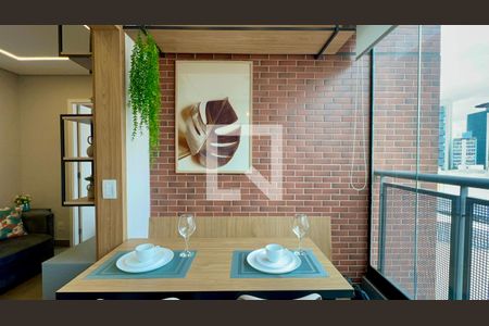 Varanda de apartamento para alugar com 1 quarto, 32m² em Pinheiros, São Paulo