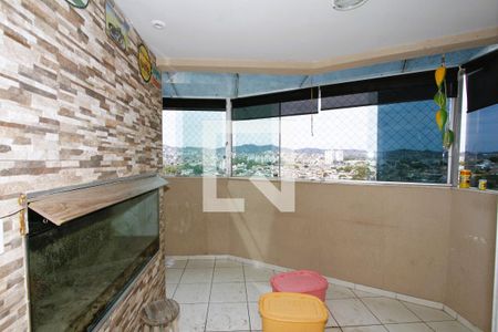 Varanda da Sala de apartamento para alugar com 3 quartos, 120m² em Salgado Filho, Belo Horizonte