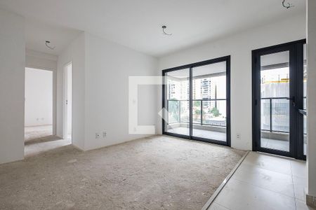Sala/Cozinha de apartamento à venda com 2 quartos, 59m² em Jardins, São Paulo