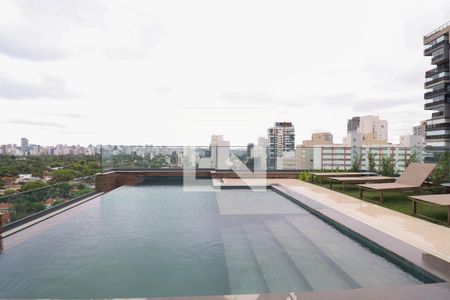 Piscina de kitnet/studio para alugar com 1 quarto, 35m² em Jardins, São Paulo