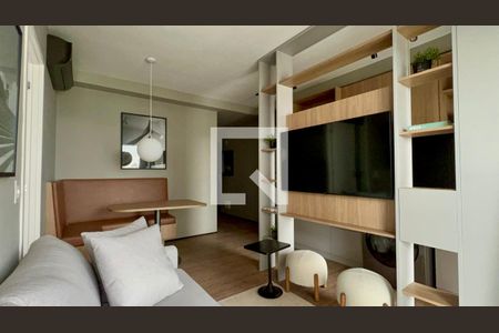 Sala de apartamento à venda com 1 quarto, 41m² em Jardins, São Paulo