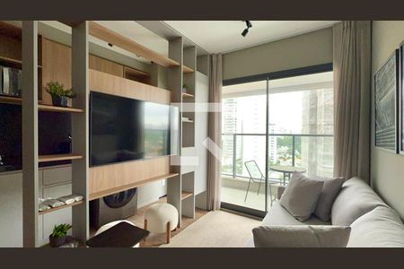 Sala de apartamento à venda com 1 quarto, 41m² em Jardins, São Paulo
