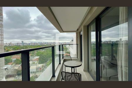 Varanda de apartamento à venda com 1 quarto, 41m² em Jardins, São Paulo