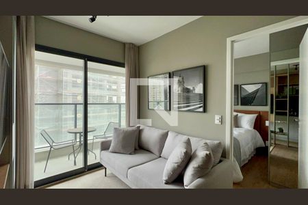 Sala de apartamento à venda com 1 quarto, 41m² em Jardins, São Paulo